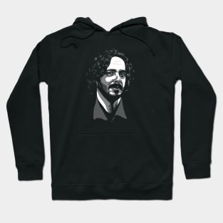 Edgar Wright greyscale Hoodie